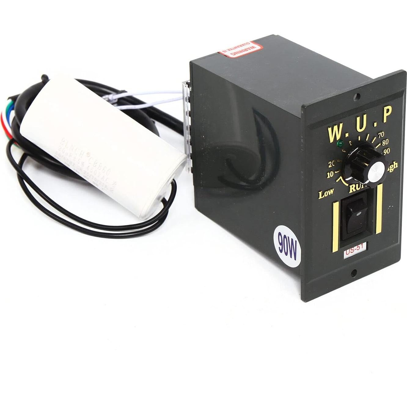 Motor de Engranaje AC 110V 90W Monofásico 0-13.5RPM 24Nm