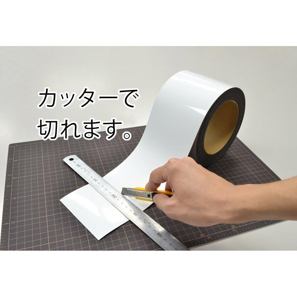 Rollo Magnético Magx MSGR-08-100-10, 10 cm x 10 m, PVC