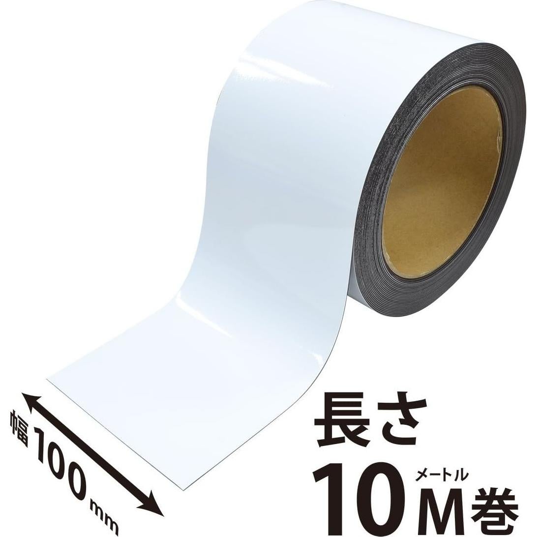 Rollo Magnético Magx MSGR-08-100-10, 10 cm x 10 m, PVC