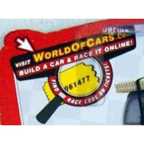 Coche de Metal Fundido Kathy Copter Disney 1:55 Ojos Lenticulares