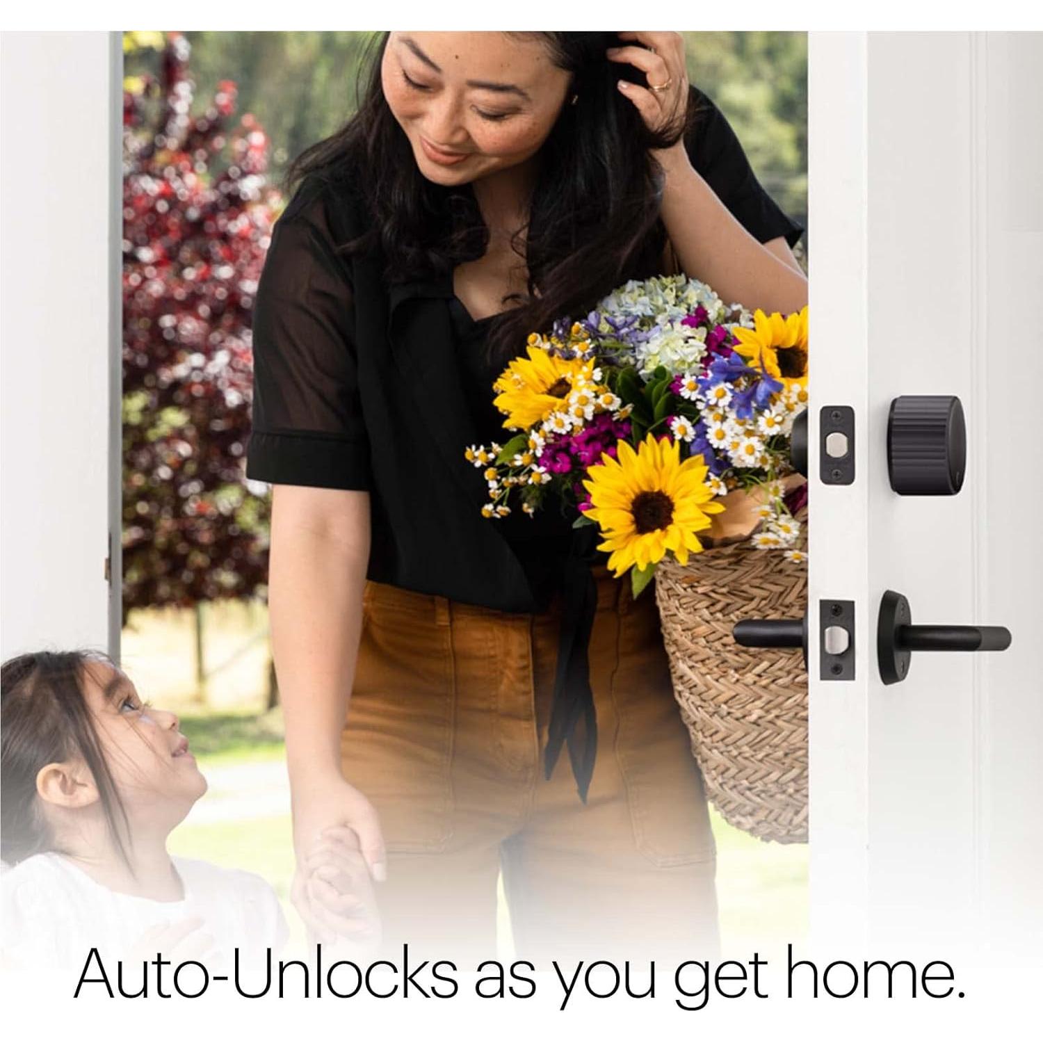 Cerradura Inteligente Wi-Fi Agosto + Teclado Negro Mate