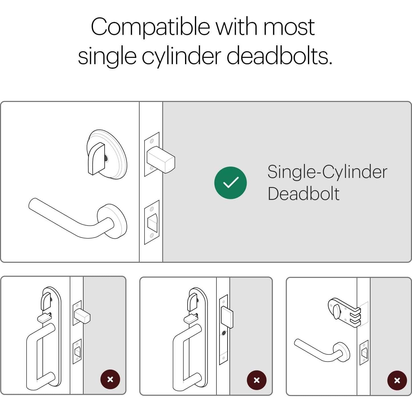 Cerradura Inteligente Wi-Fi Agosto + Teclado Negro Mate