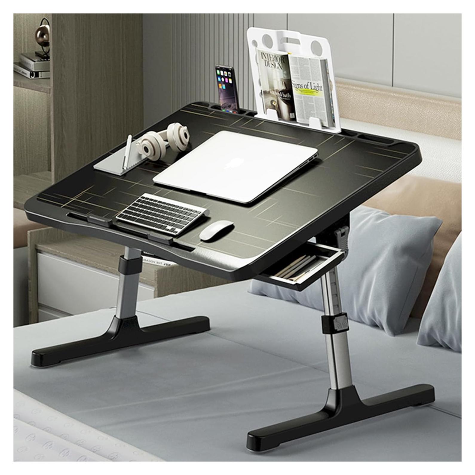 Mesa Plegable para Laptop SIDIANBAN Ajustable con USB Negro