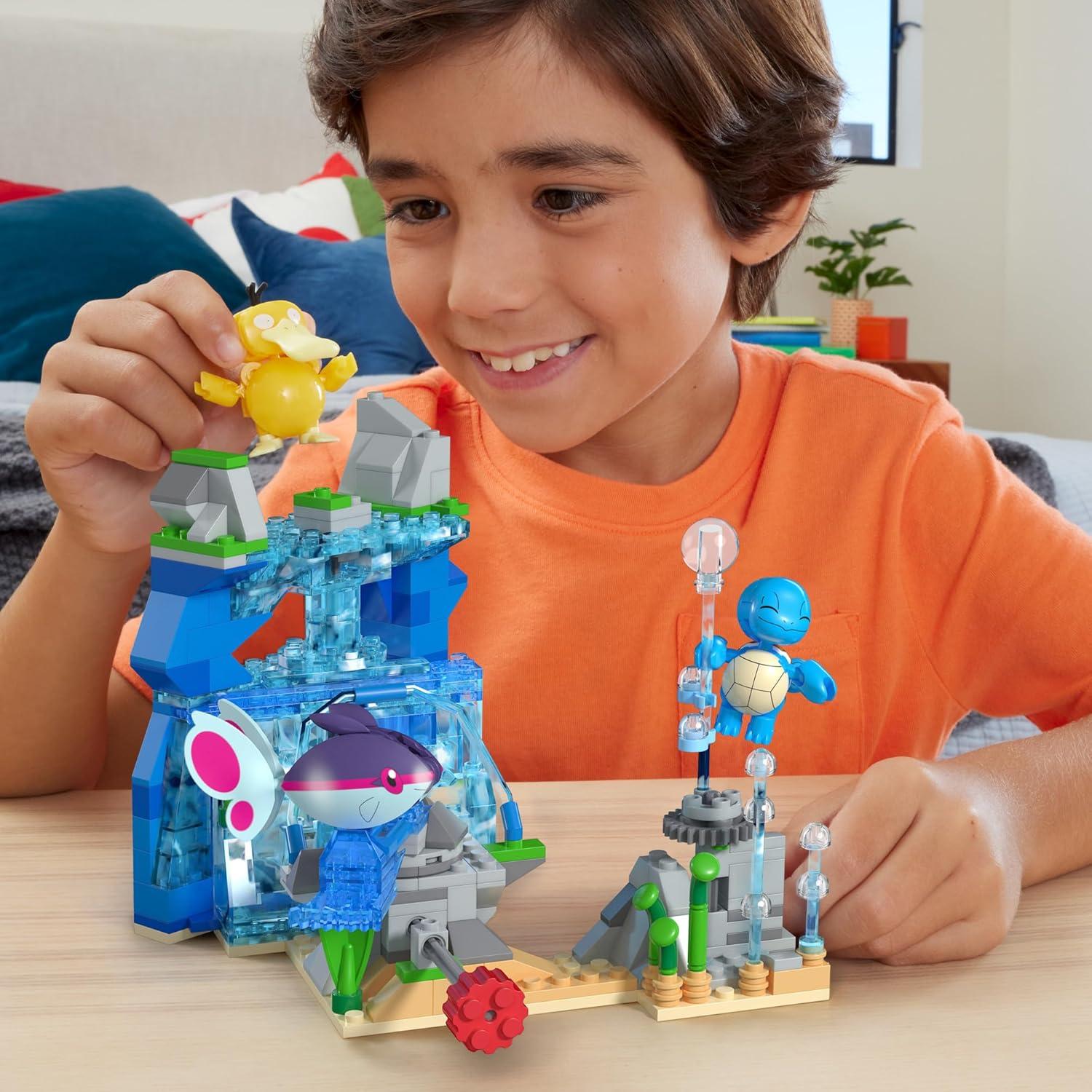 Set de Construcción Pokémon MEGA Aventura Acuática 319 Piezas