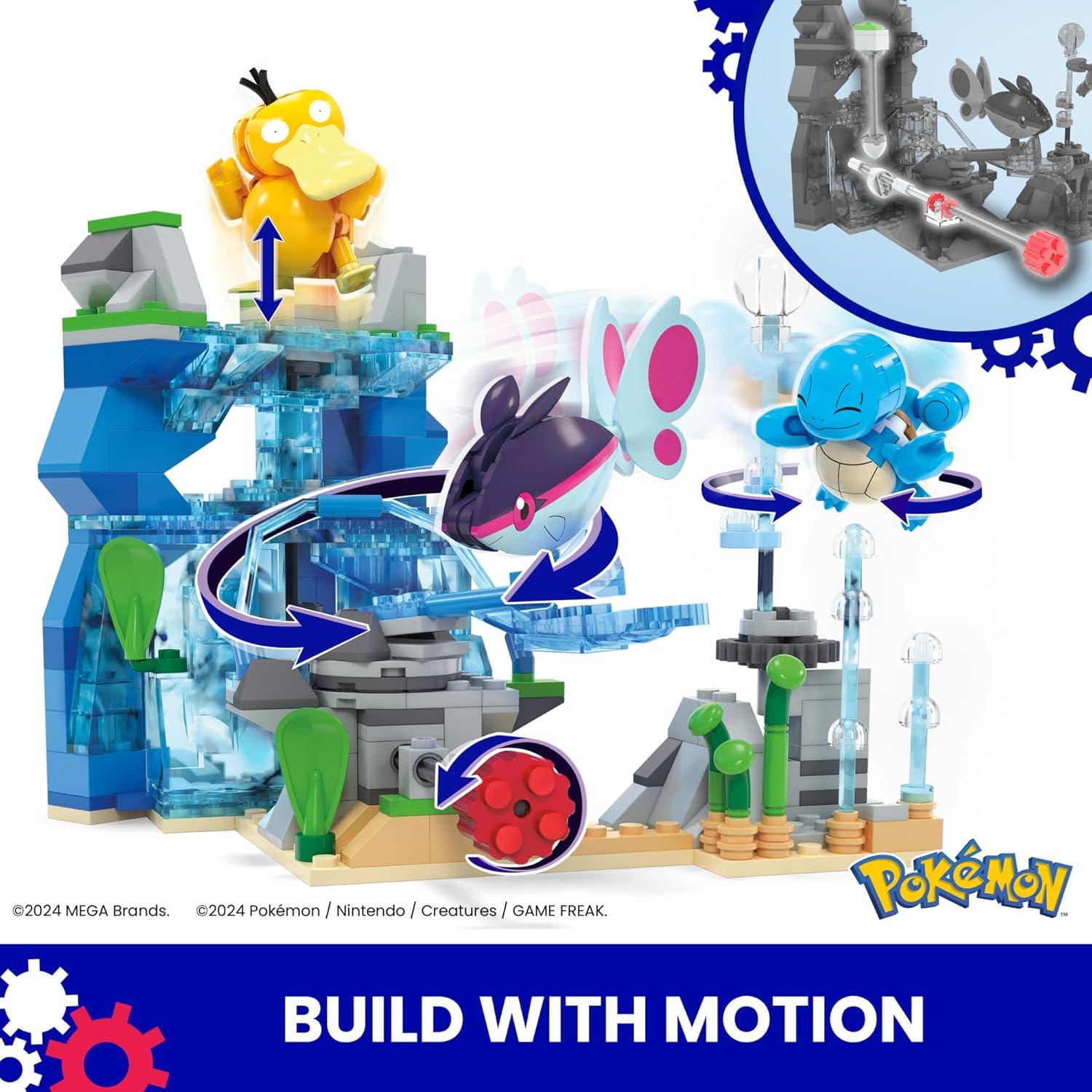 Set de Construcción Pokémon MEGA Aventura Acuática 319 Piezas
