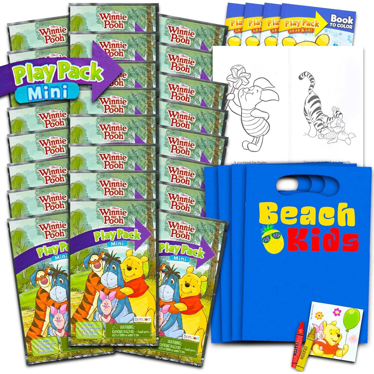 Conjunto de Fiesta Winnie The Pooh - 24 Suministros para Niños