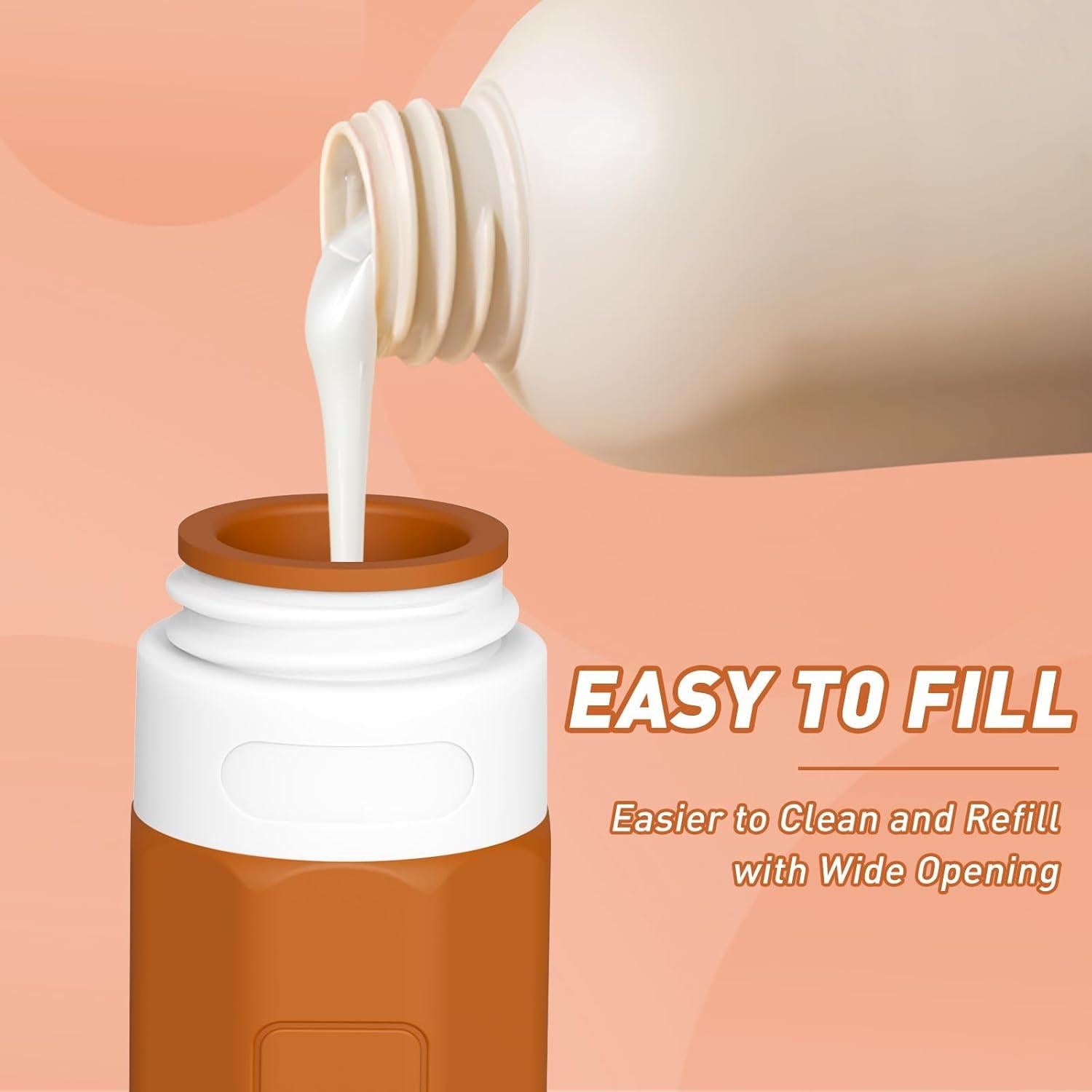 Botellas de Viaje MateeyLife 3oz Silicona Aprobadas por TSA