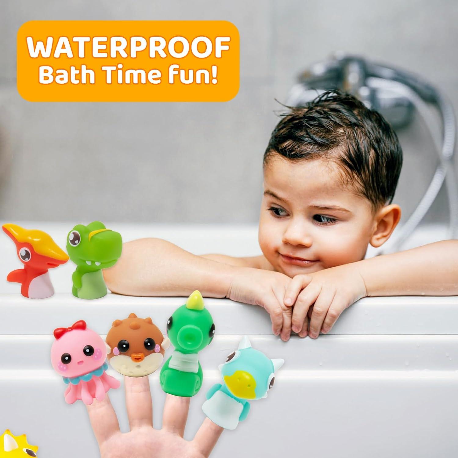 Set de 10 Títeres de Dedo Kiddie Play Animales Coloridos