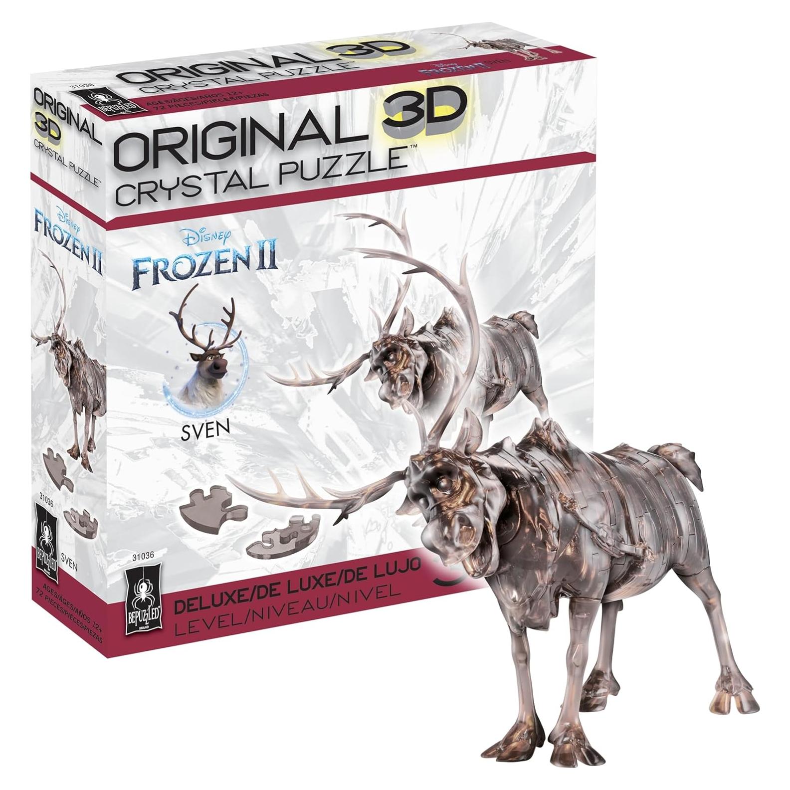 Rompecabezas 3D de Cristal BePuzzled Sven Disney 12+