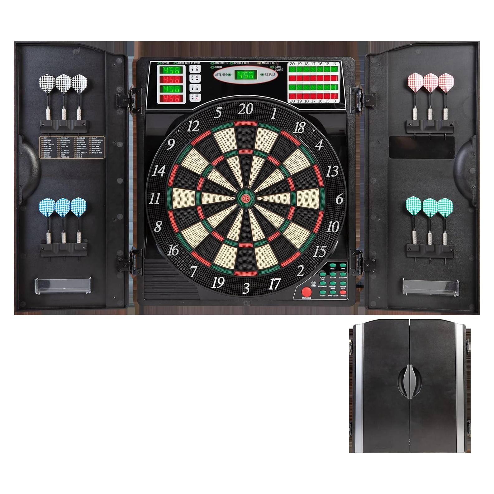 Tablero de Dardos Electrónico Arachnid Titanium 5400 con Gabinete