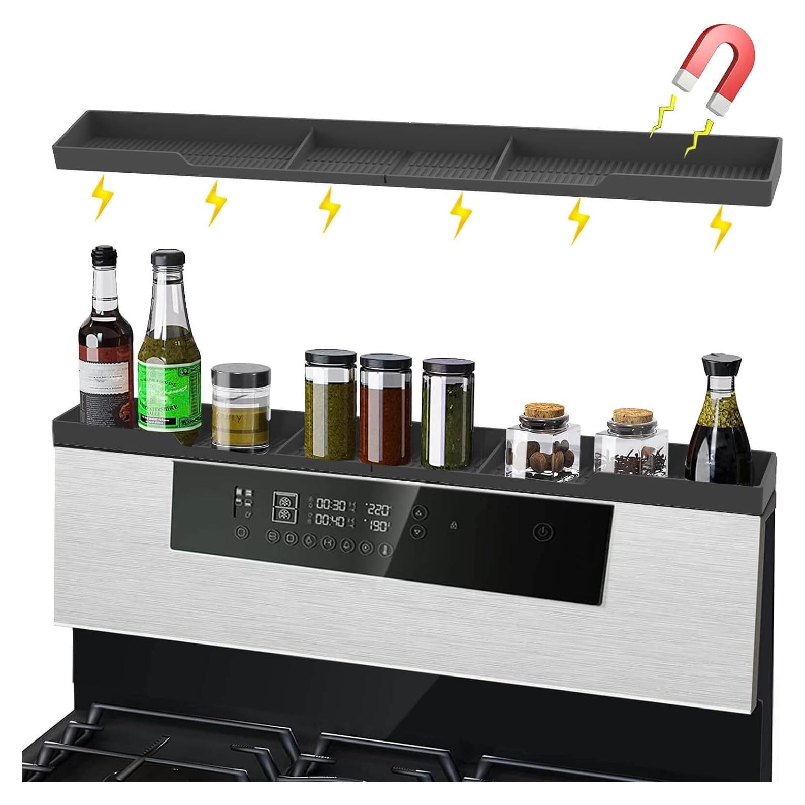 Estante Magnético JOOKKI 30" (76.2 cm) para Estufa de Cocina