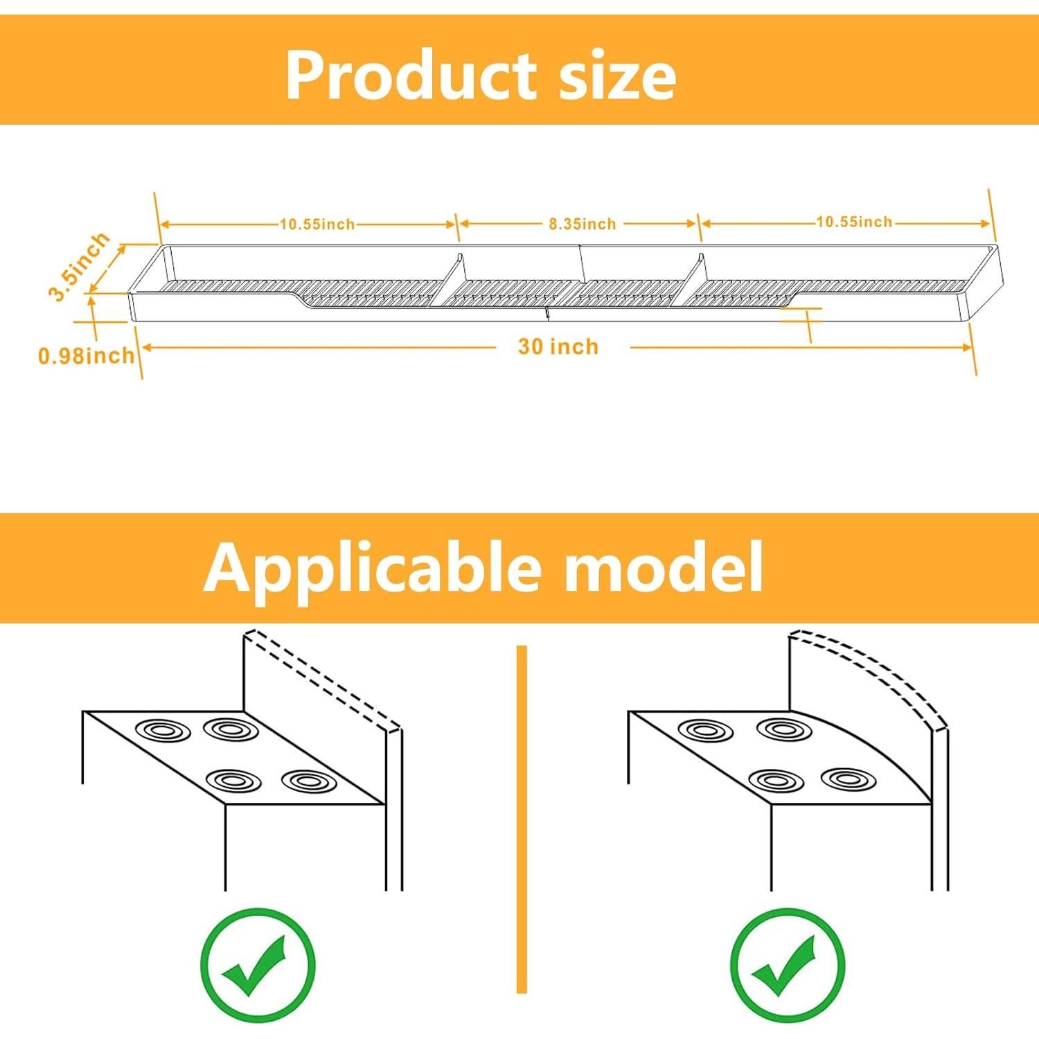 Estante Magnético JOOKKI 30" (76.2 cm) para Estufa de Cocina