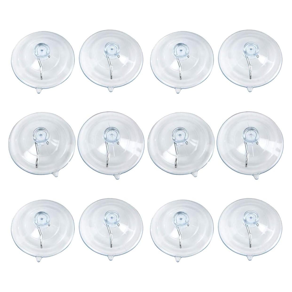 Ganchos de Ventosa BEADNOVA 12 Pcs 6.35 cm Alta Resistencia
