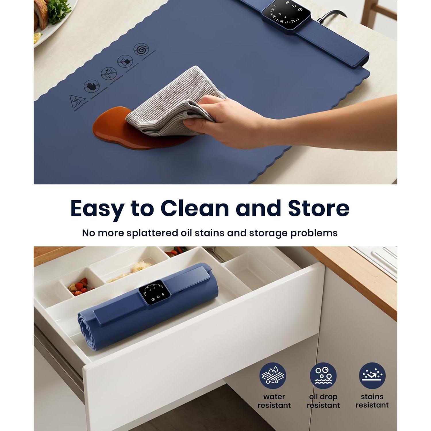 Alfombrilla Calentadora de Comida Relixcozy 5 Temperaturas 1.65kg