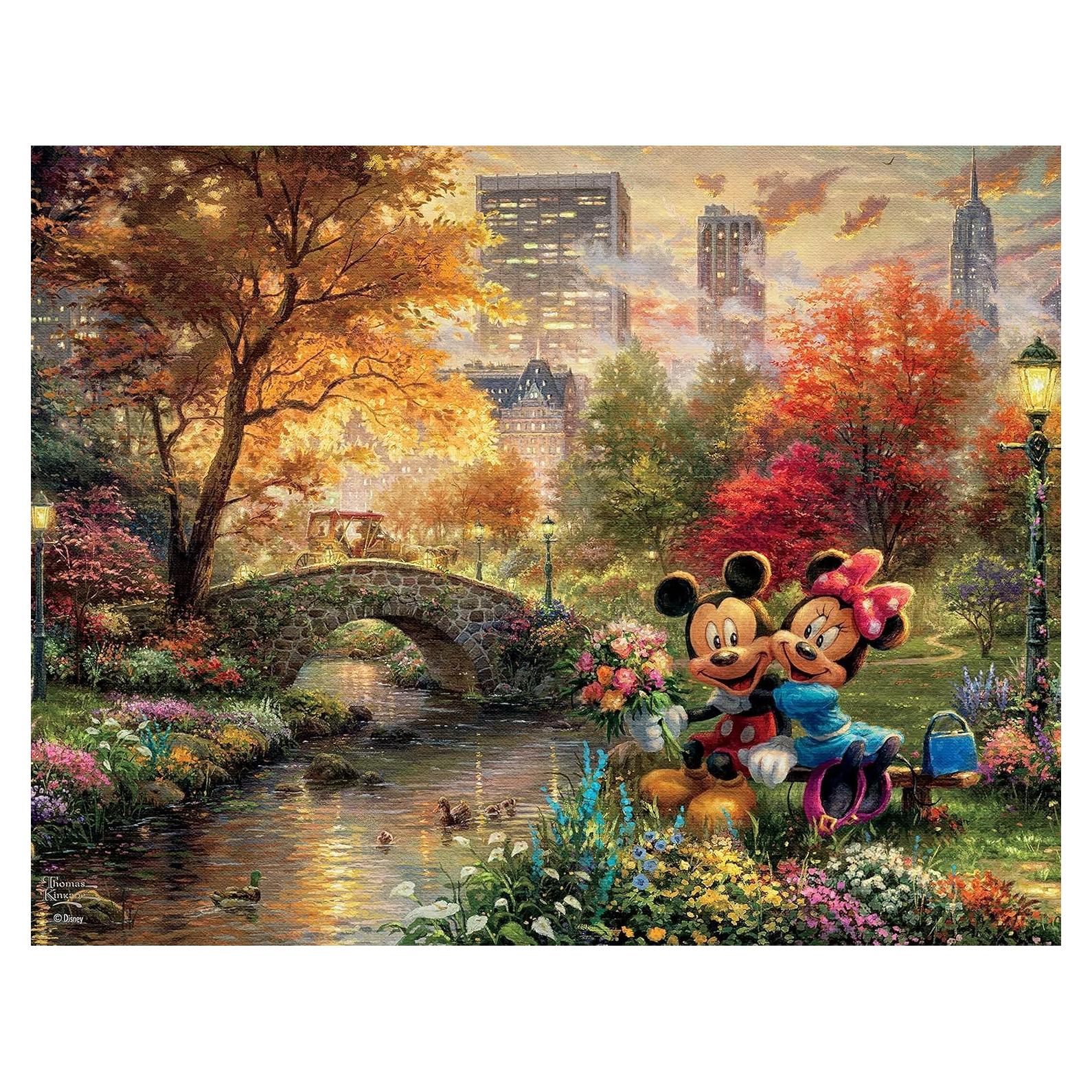 Rompecabezas 4 en 1 Ceaco Disney Kinkade 500 Piezas