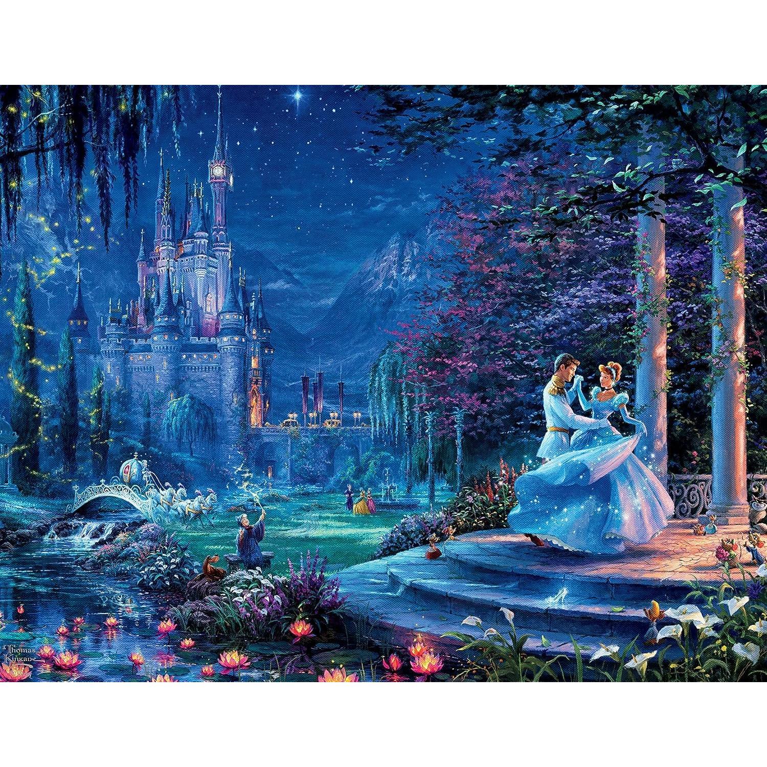 Rompecabezas 4 en 1 Ceaco Disney Kinkade 500 Piezas