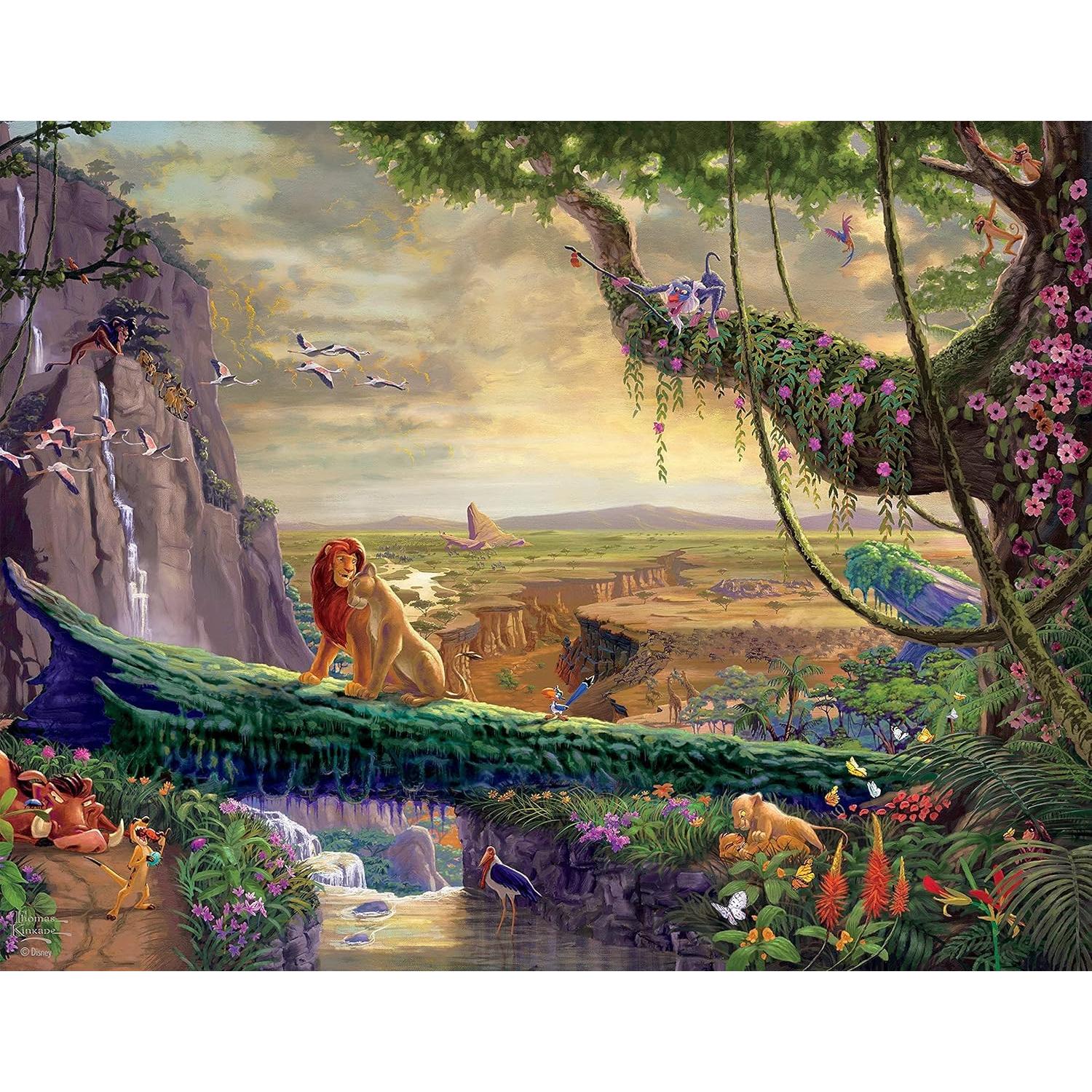 Rompecabezas 4 en 1 Ceaco Disney Kinkade 500 Piezas