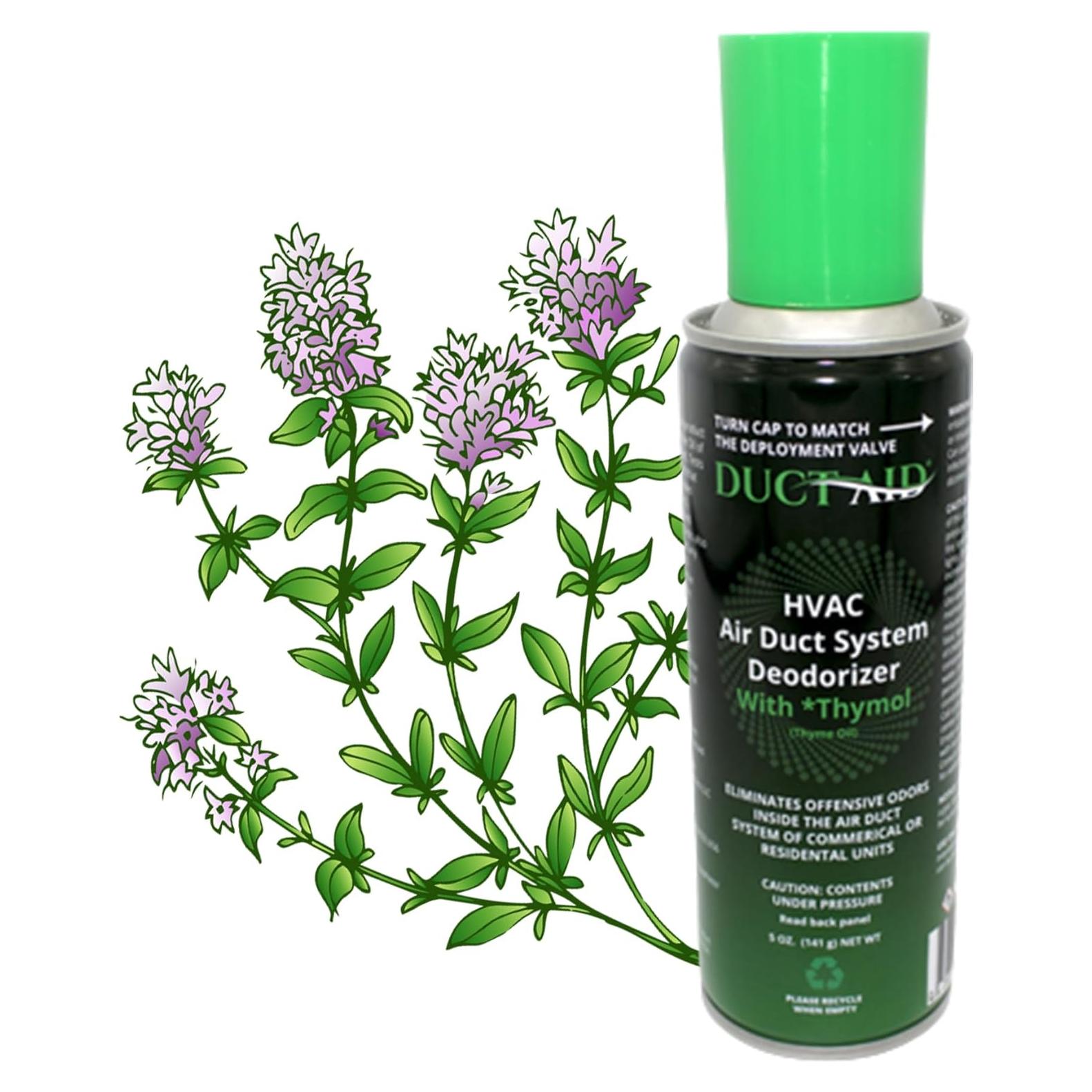 Ambientador Duct Aid Natural para HVAC - 3000 ft² - Tomillo