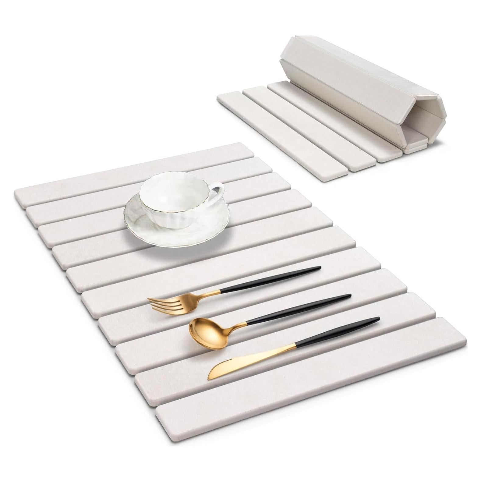 Alfombrilla de Secado de Platos TDCOKHE 61x40.6cm Ecológica