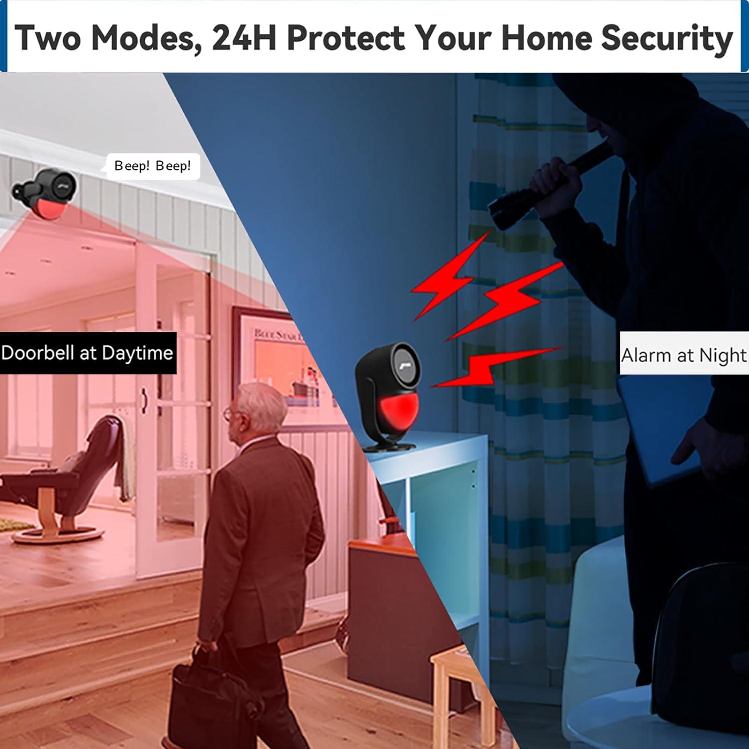 Alarma de Movimiento CPVAN 125dB con Control Remoto 100m