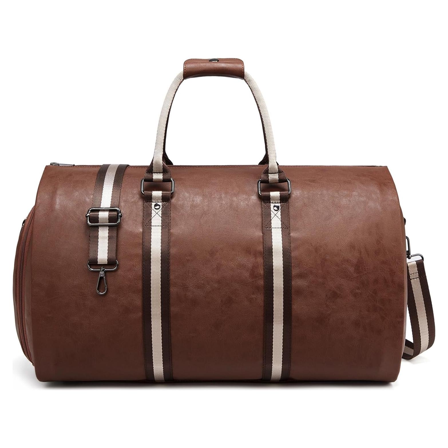 Bolsa de Ropa de Cuero SSWEISIKER 50L Impermeable 2 en 1