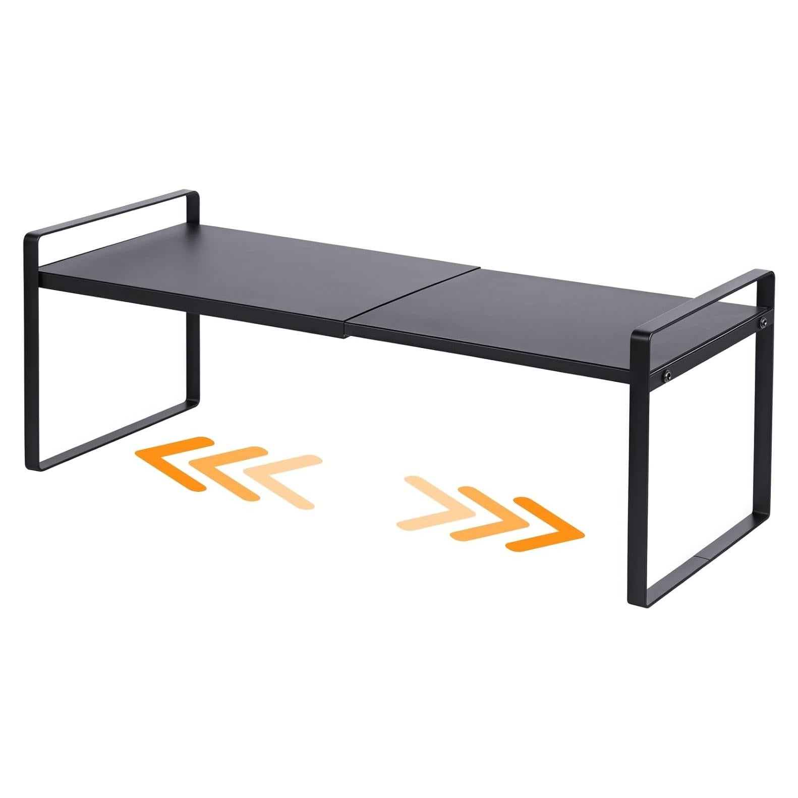 Estante de Gabinete Expandible LJHFUQHUHU Negro 20.8x31-54.8cm