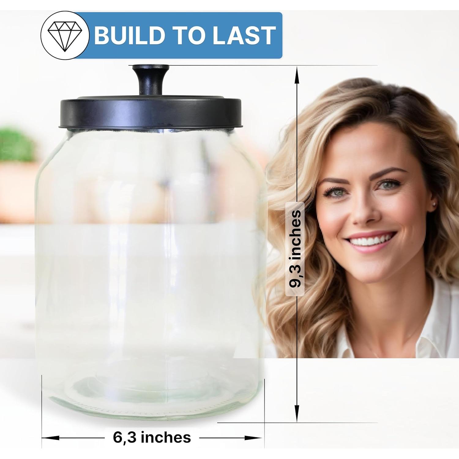 Contenedor de Pods de Lavandería de Vidrio Skywin 3L con Tapa