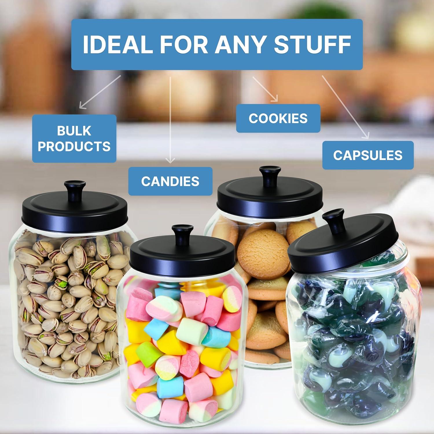 Contenedor de Pods de Lavandería de Vidrio Skywin 3L con Tapa