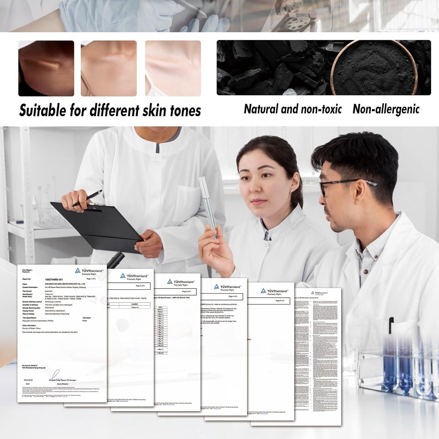 Tinta de Tatuaje Negra STIGMA 240ml Profesional Concentrada