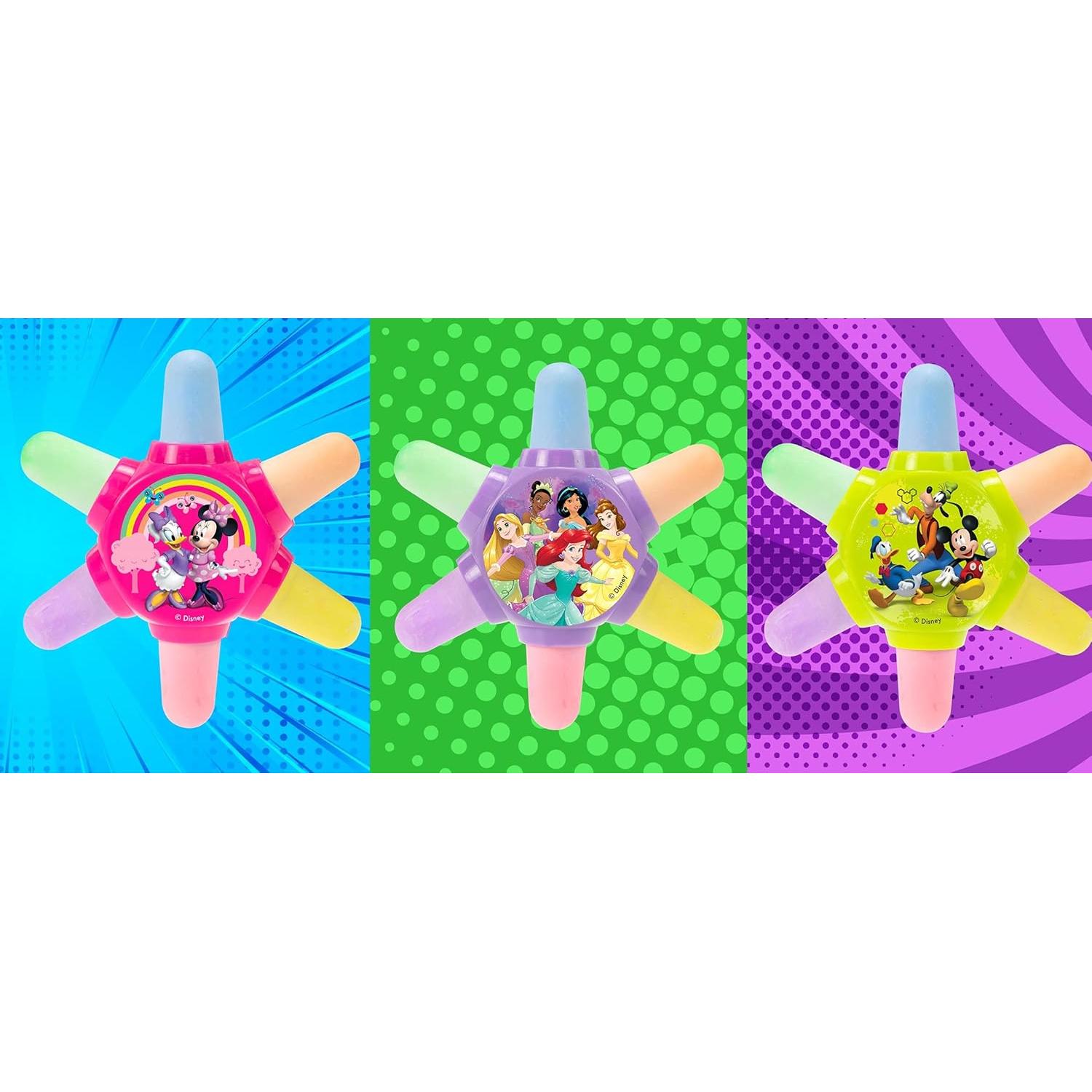 Set de Tiza de Acera Disney JA-RU 6 Colores Lavable No Tóxica