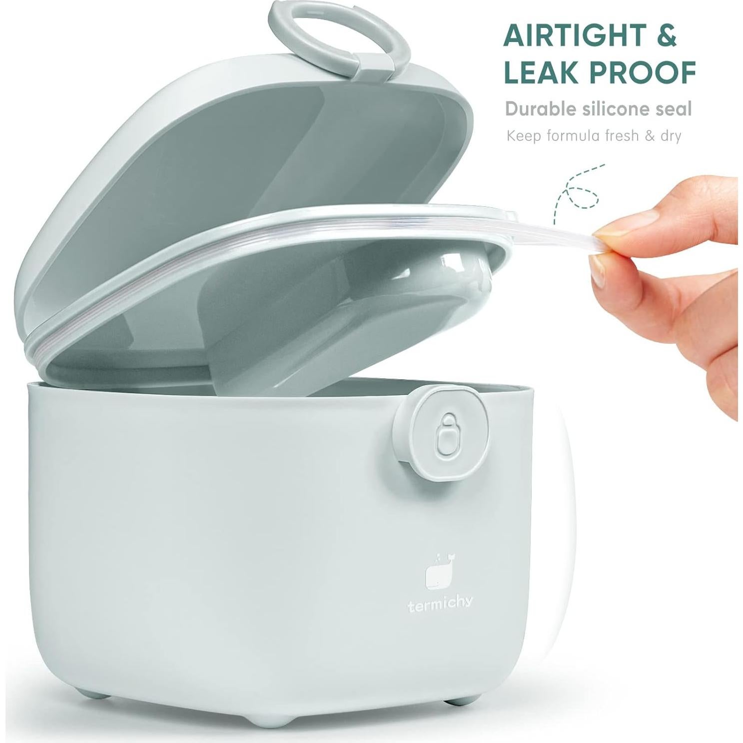 Termichy Milk-Powder Formula Dispenser Container: 14OZ Baby Formula Storage Container for Travel - Portable Formula Holder 400g