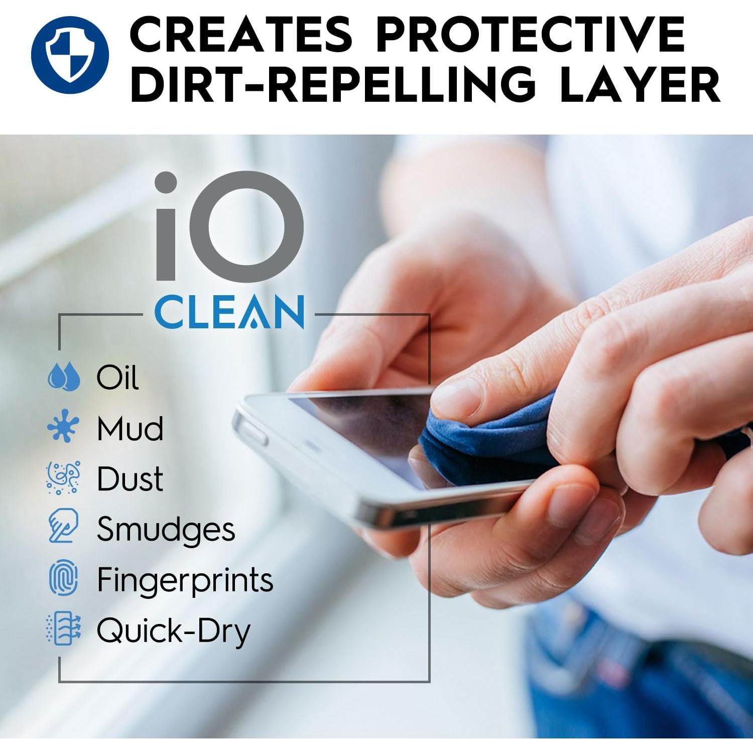 Kit Limpiador de Pantallas iO CLEAN 16oz + 0.3oz - Biodegradable