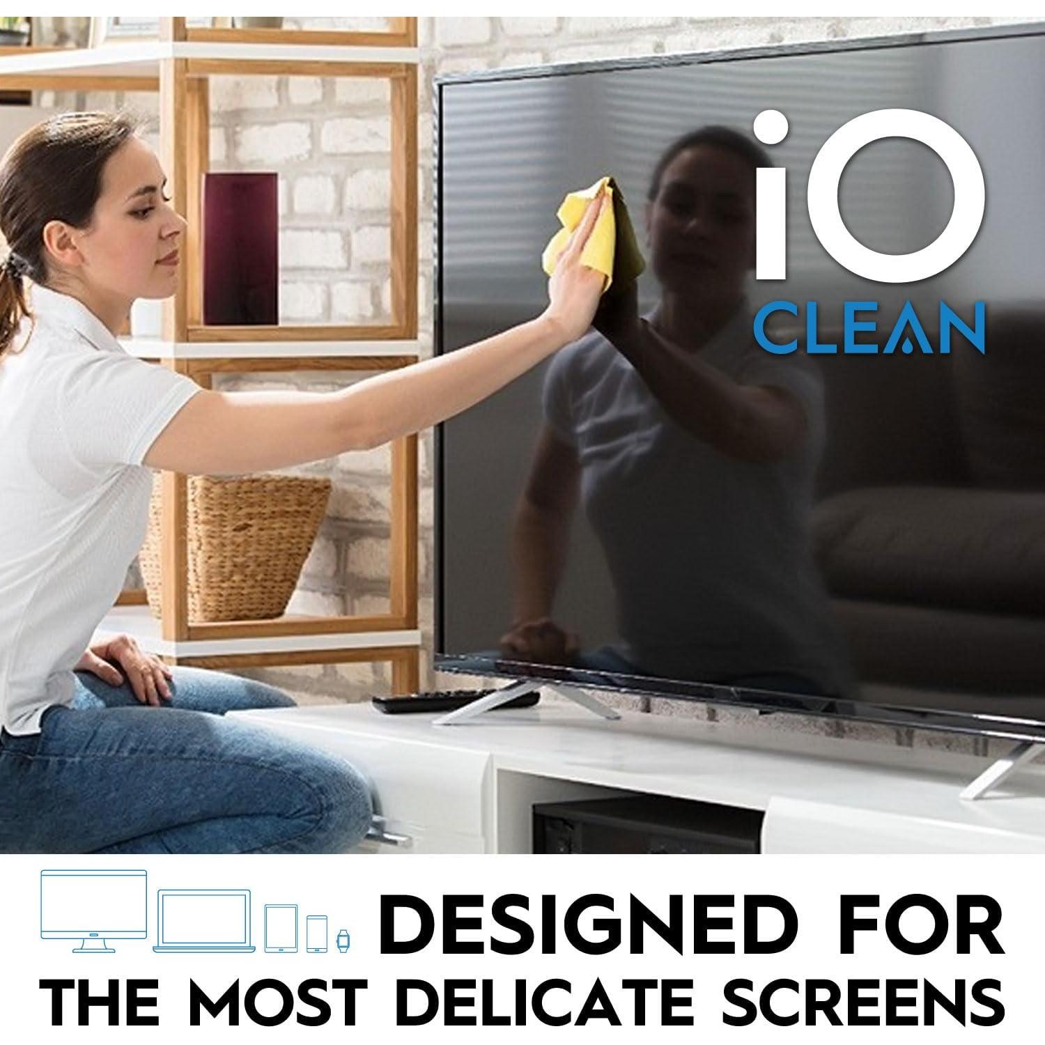 Kit Limpiador de Pantallas iO CLEAN 16oz + 0.3oz - Biodegradable