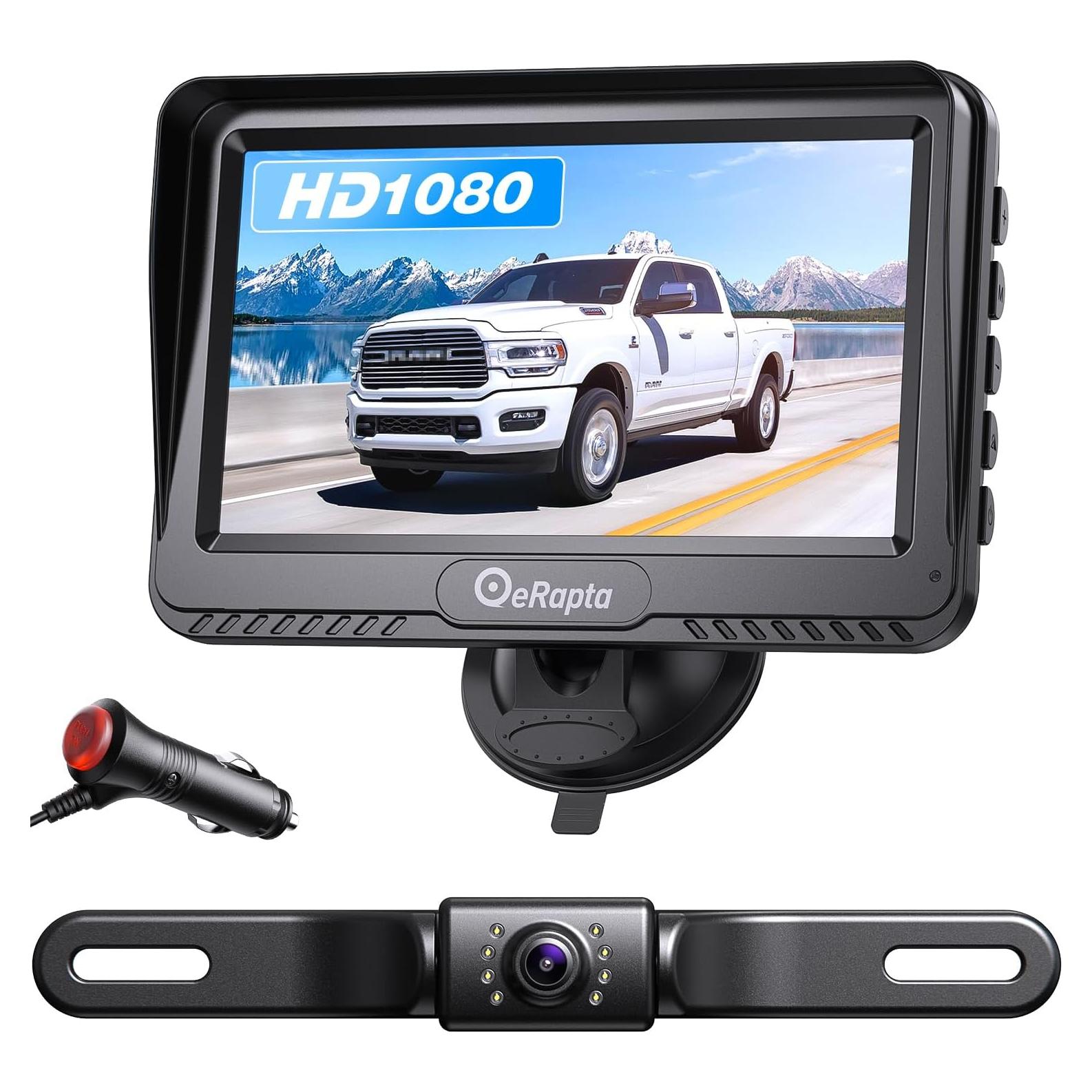 Cámara de Respaldo eRapta A43 4.3" LCD 1080P Impermeable