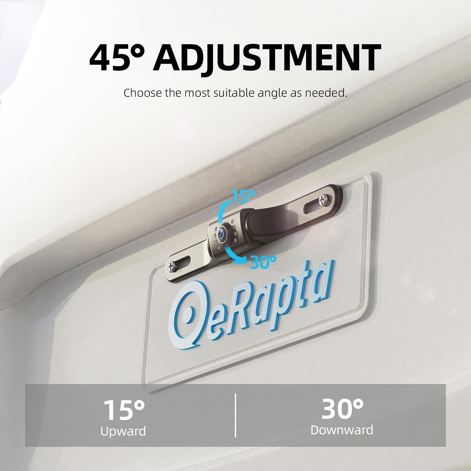 Cámara de Respaldo eRapta A43 4.3" LCD 1080P Impermeable