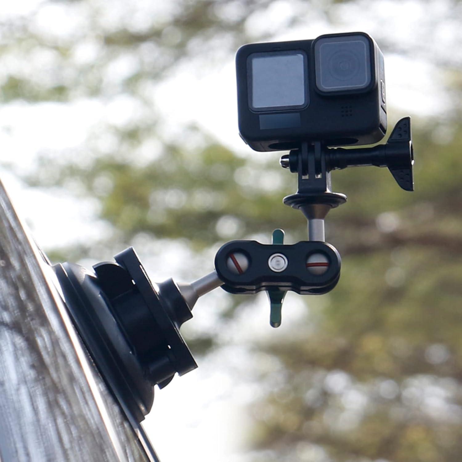 Soporte de cámara con ventosa Homeet SUC888 360° Aluminio