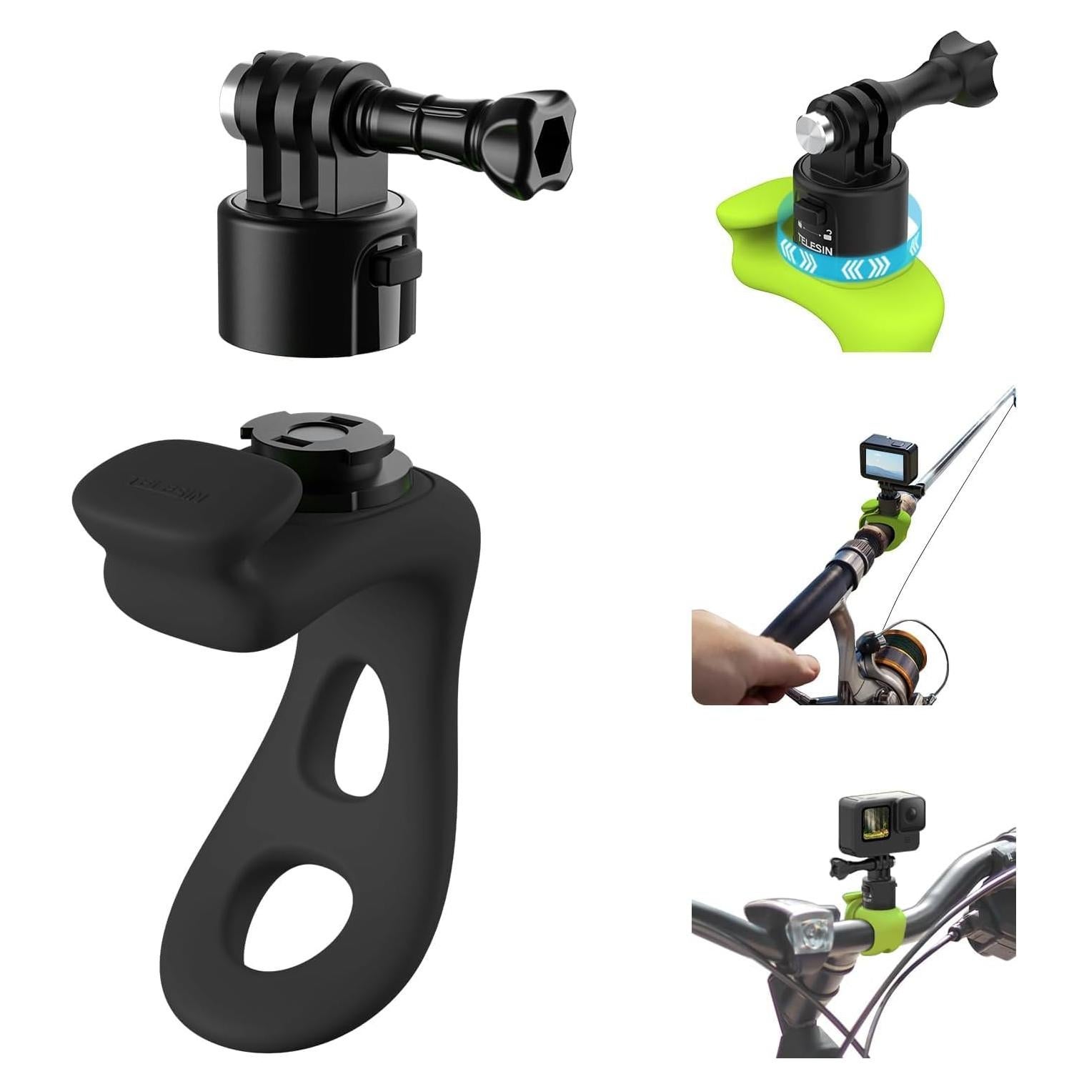 Banda de Montaje Flexible TELESIN S2 para GoPro y DJI - 360°