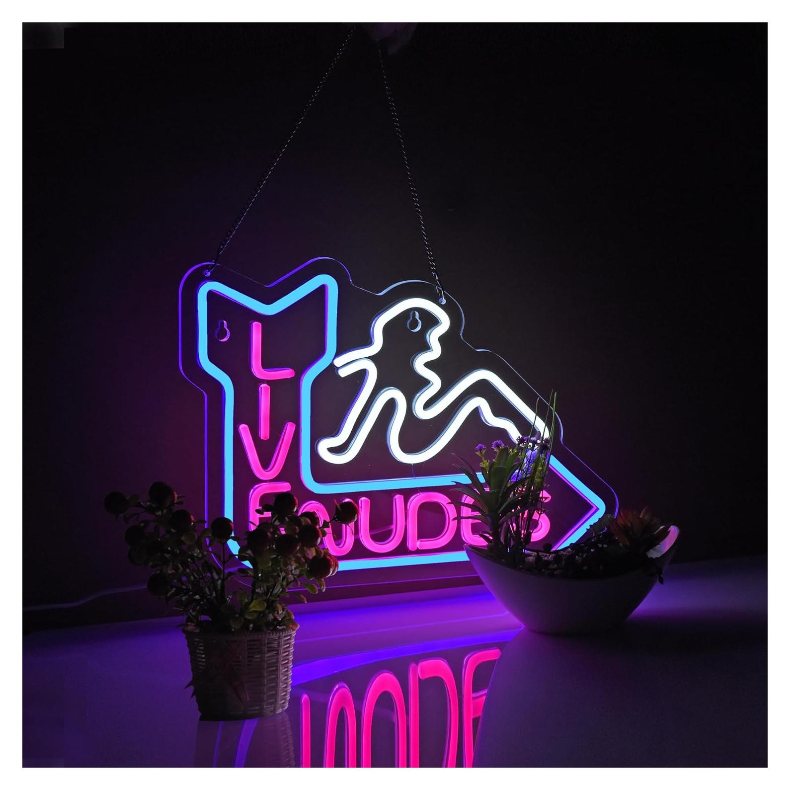 Letrero de Neón LED Roouneon 420mm x 320mm para Decoración