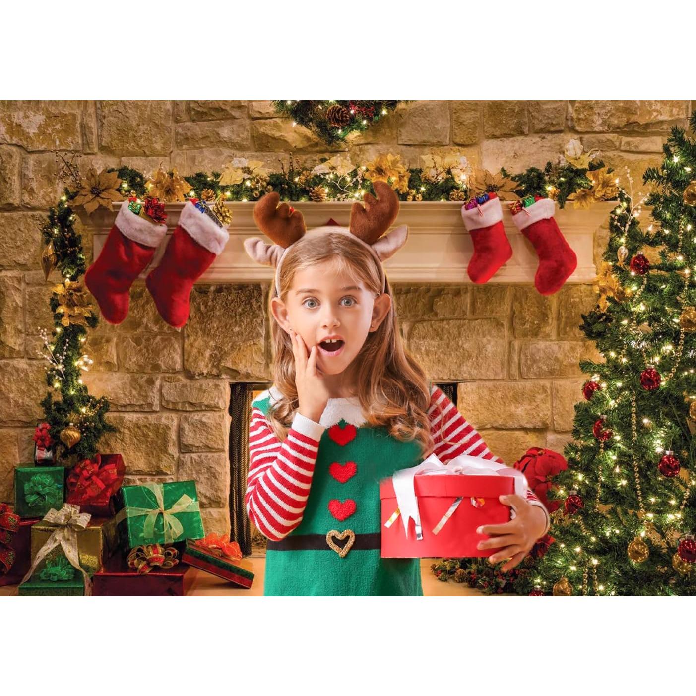 Fondo Fotográfico Navidad 213x152cm CYLYH Chimenea