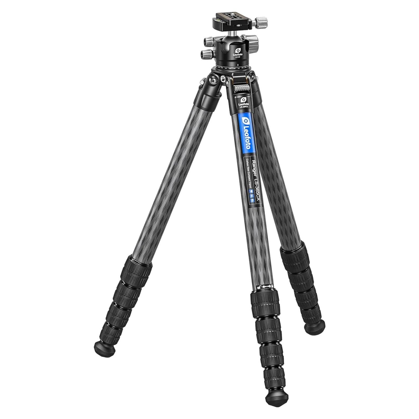Trípode Profesional Leofoto LS-365CX+LH-40 Fibra Carbono 20kg