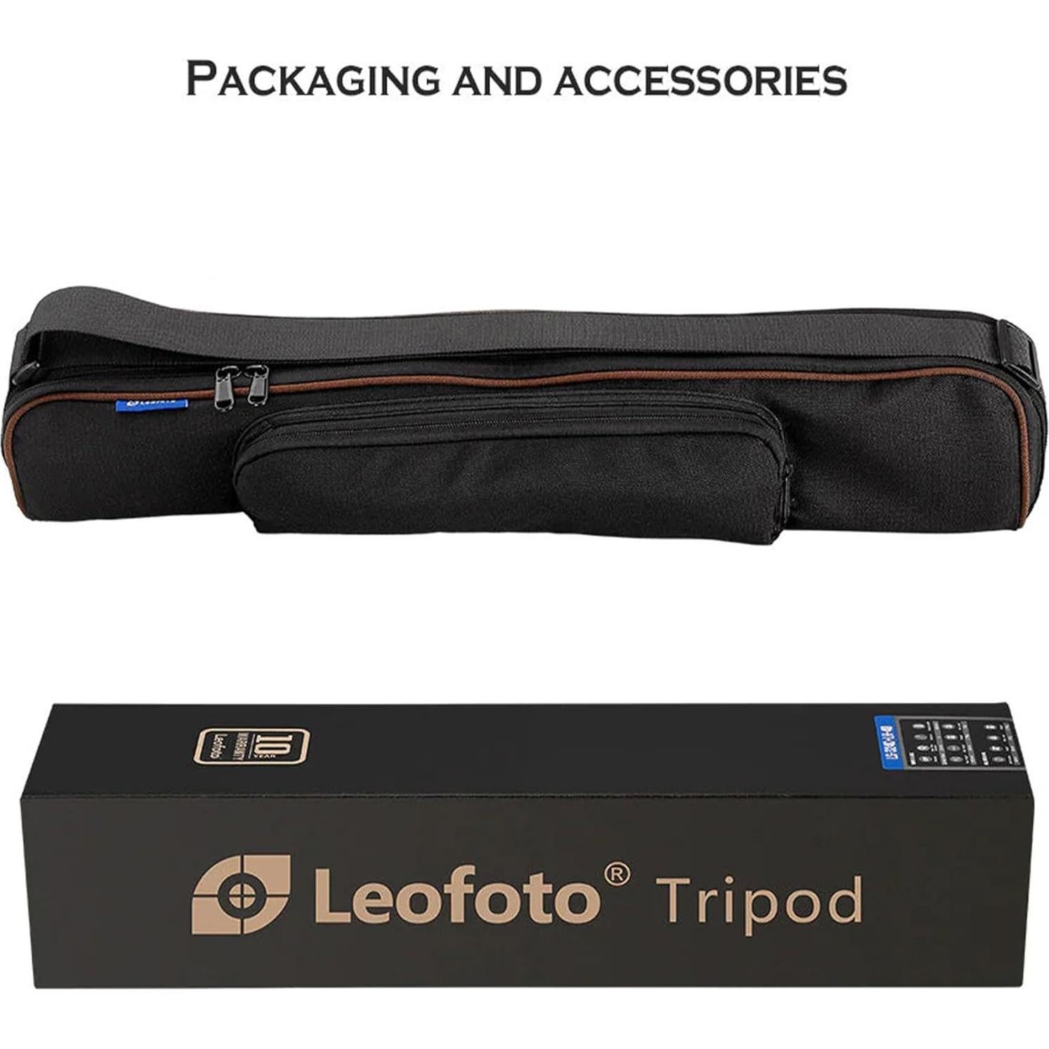 Trípode Profesional Leofoto LS-365CX+LH-40 Fibra Carbono 20kg