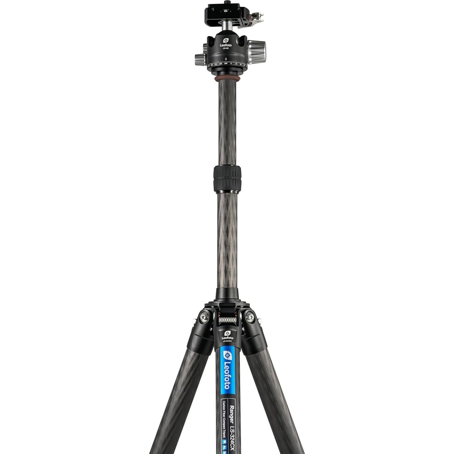 Trípode de Viaje Leofoto LS-324CX+LH-40LR Fibra de Carbono