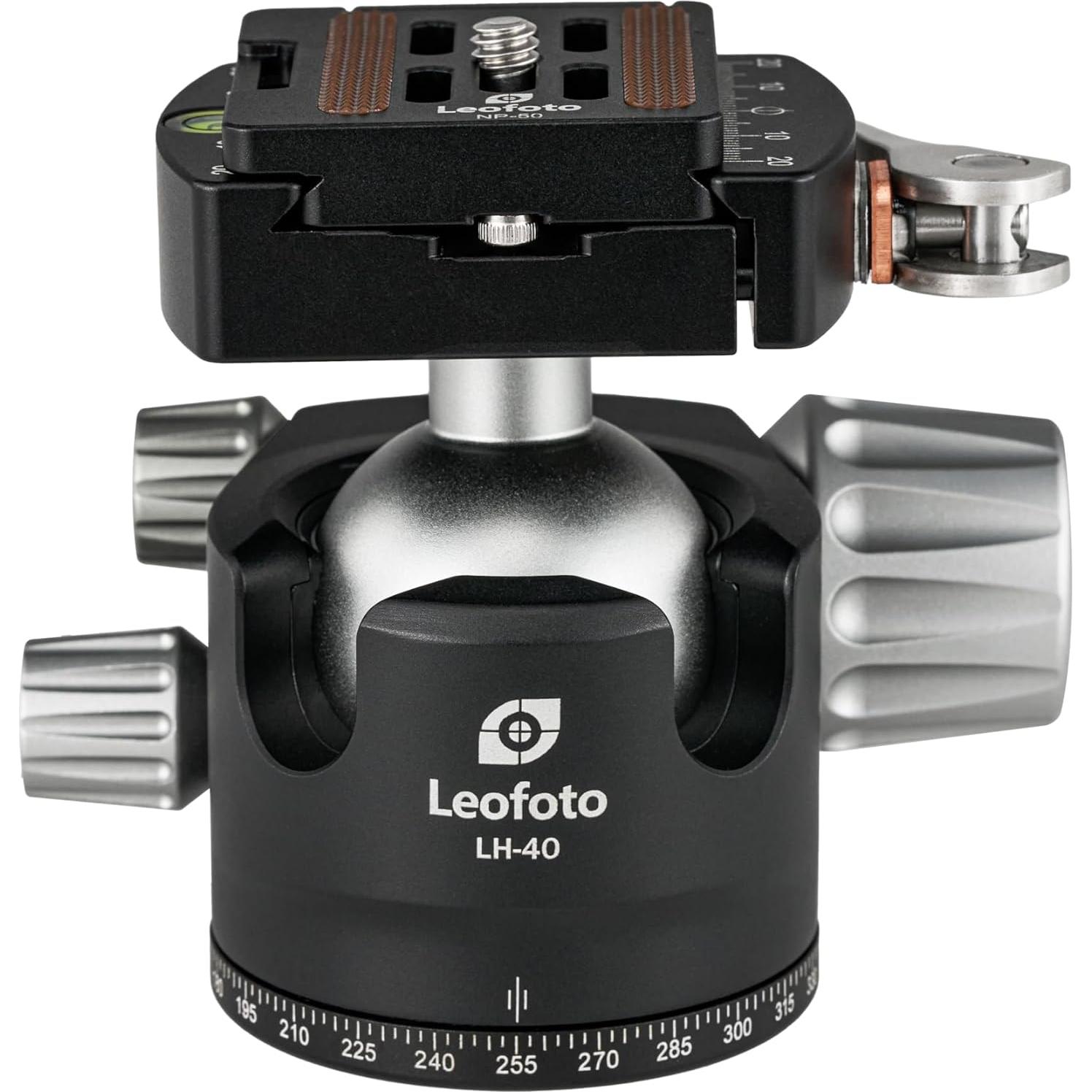 Trípode de Viaje Leofoto LS-324CX+LH-40LR Fibra de Carbono