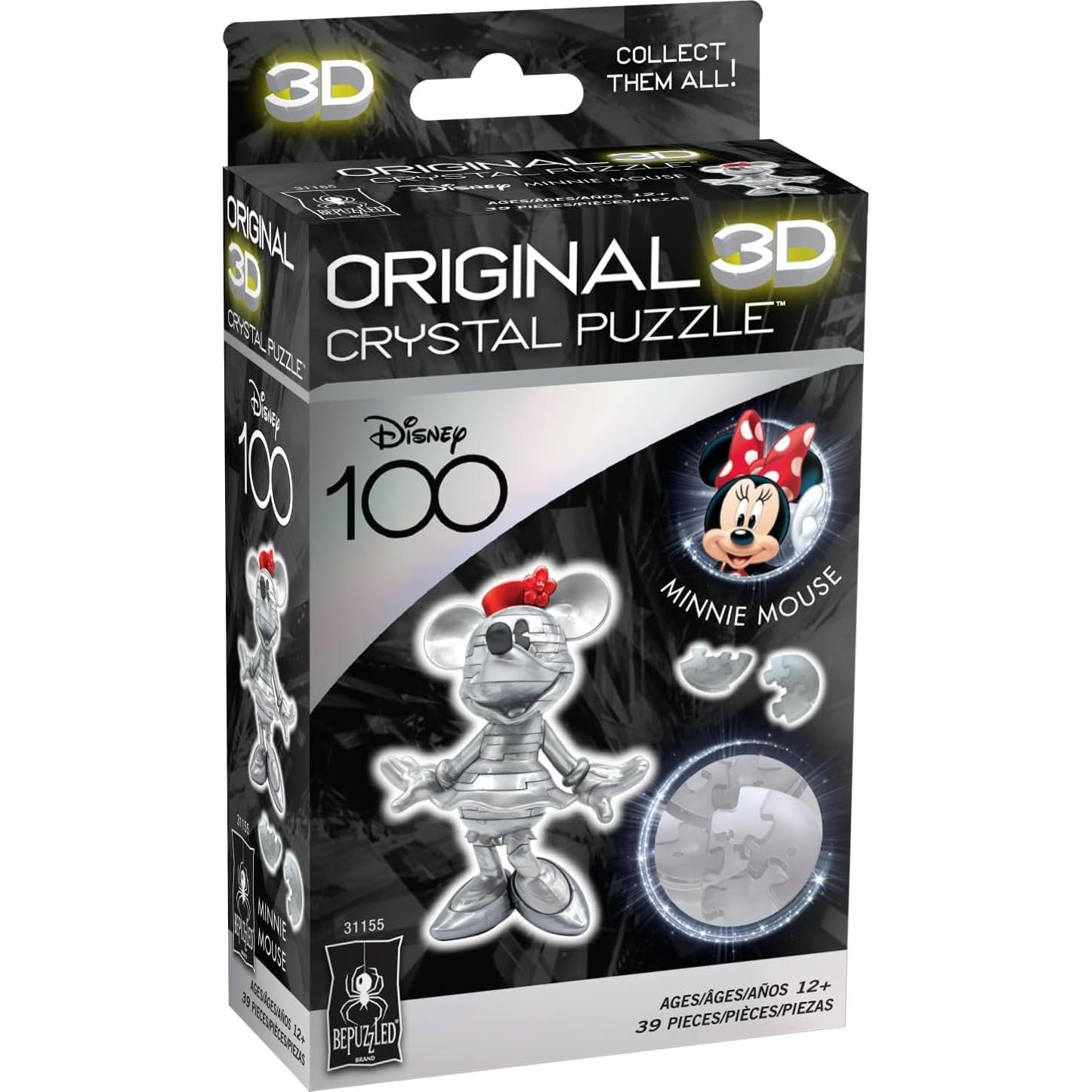 Rompecabezas 3D BePuzzled Disney Platino Minnie 14.6 cm