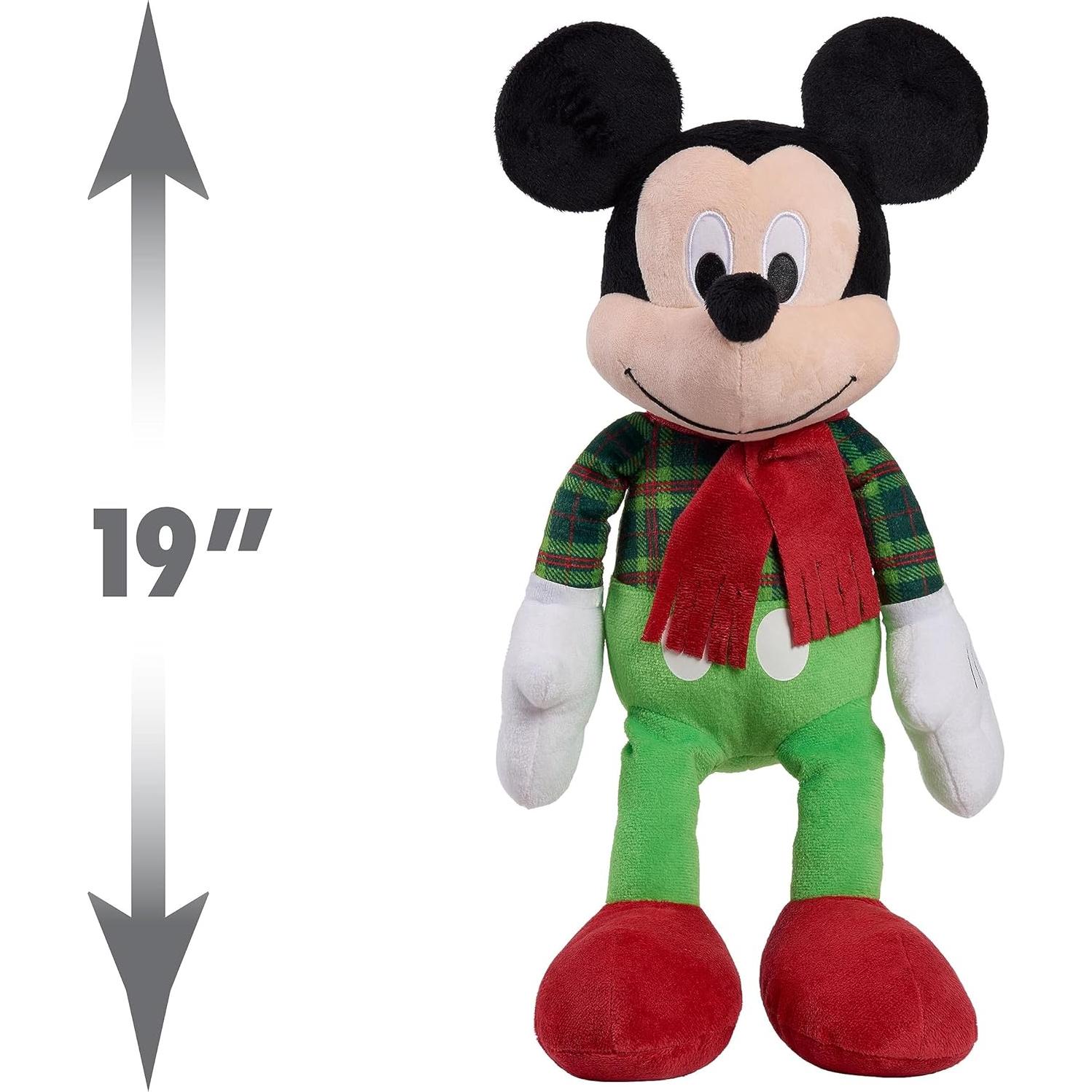 Peluche Grande Mickey Mouse Disney 38 cm Navidad