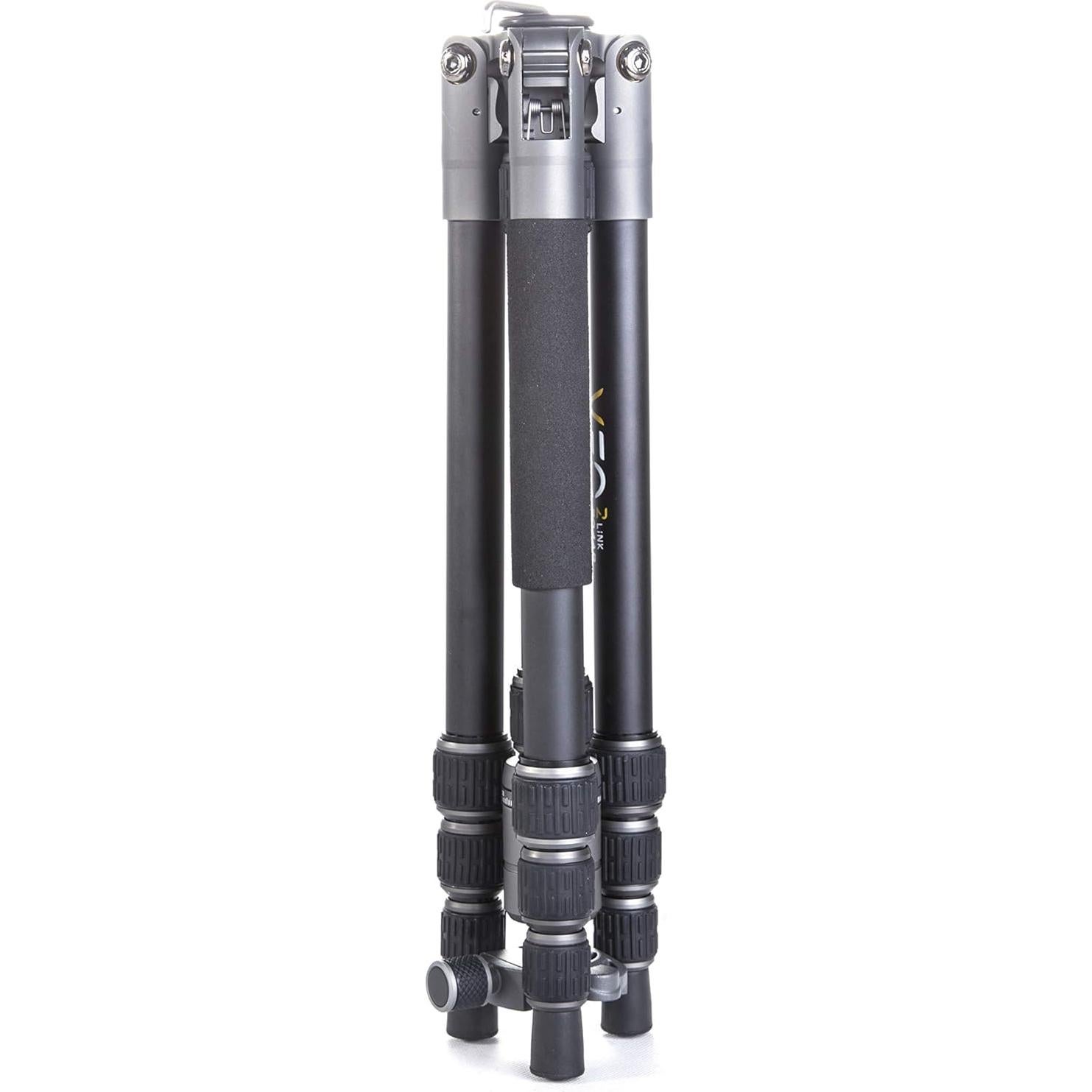 Vanguard VEO3GO204AB Aluminum Tripod with Ball Head, Monopod Option, Smart Phone Holder and Bluetooth Remote