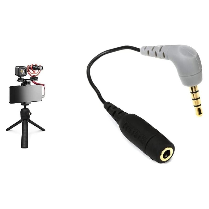 Kit de Vlogger Rode VideoMicro + Adaptador SC4 3.5mm