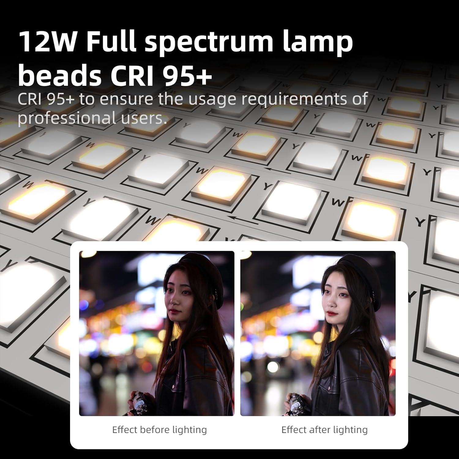 Luz de Video LED Bi-Color INKEE GC12 12W 2700K-6500K