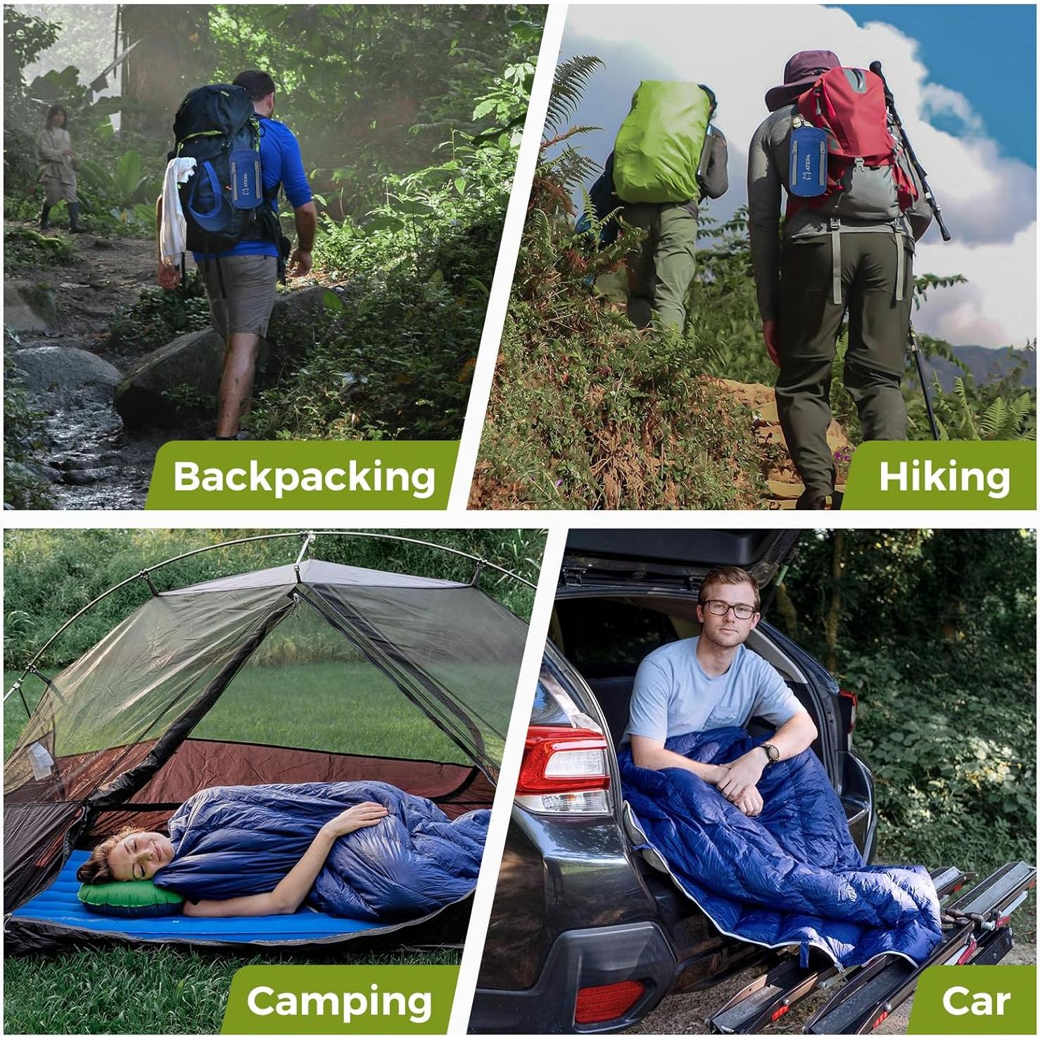 Saco de Dormir ATEPA SEATTLE 300 Ultraligero 3 Estaciones