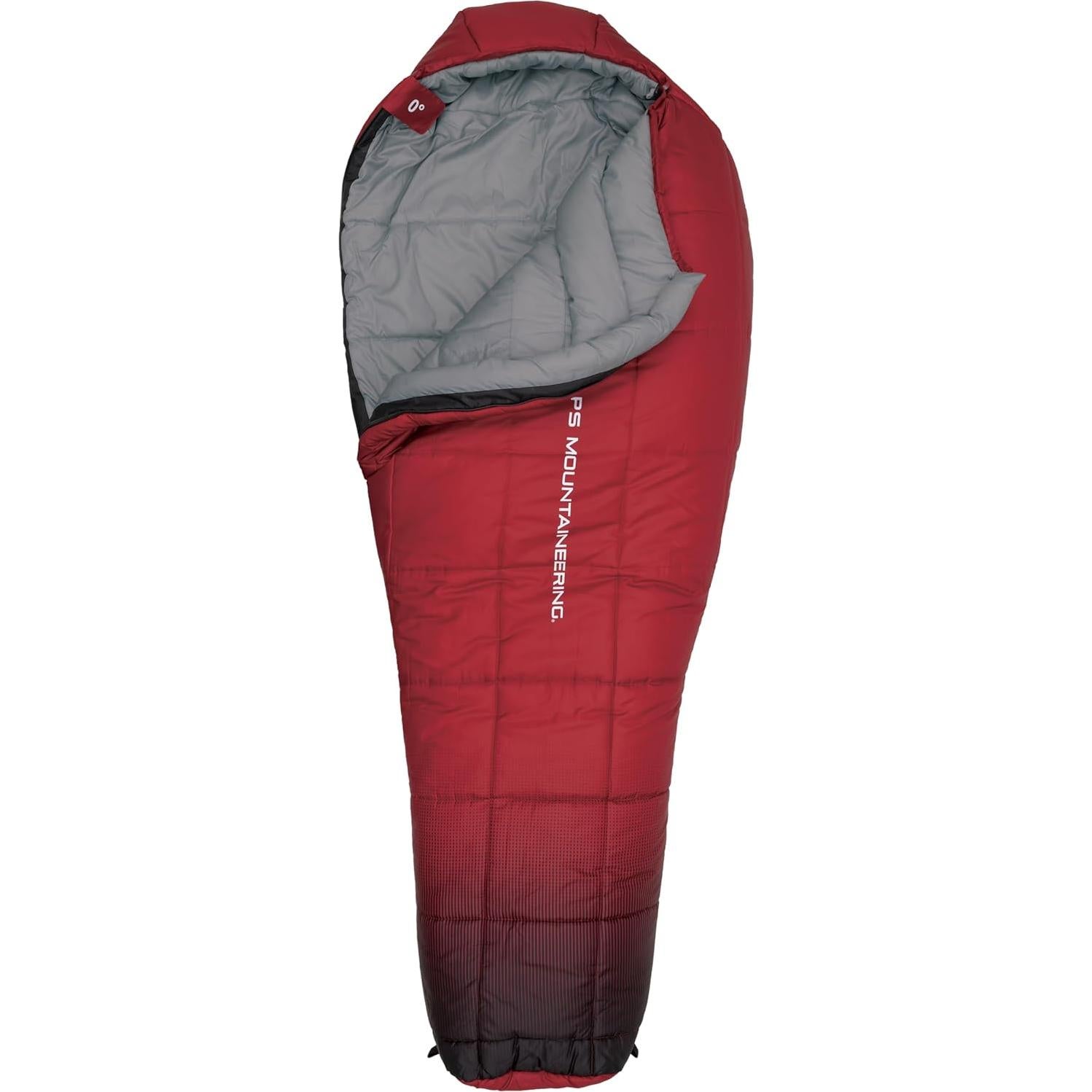 Saco de Dormir Tipo Momia ALPS Mountaineering Vibe 0° - Rubí